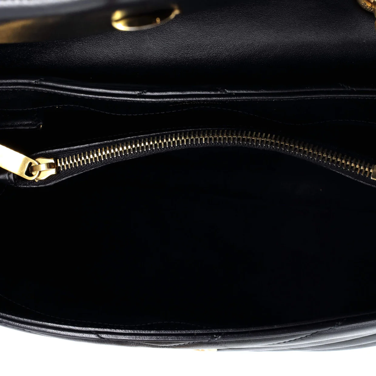 Loulou Shoulder Bag Matelasse Chevron Leather Medium - Deep Luxury