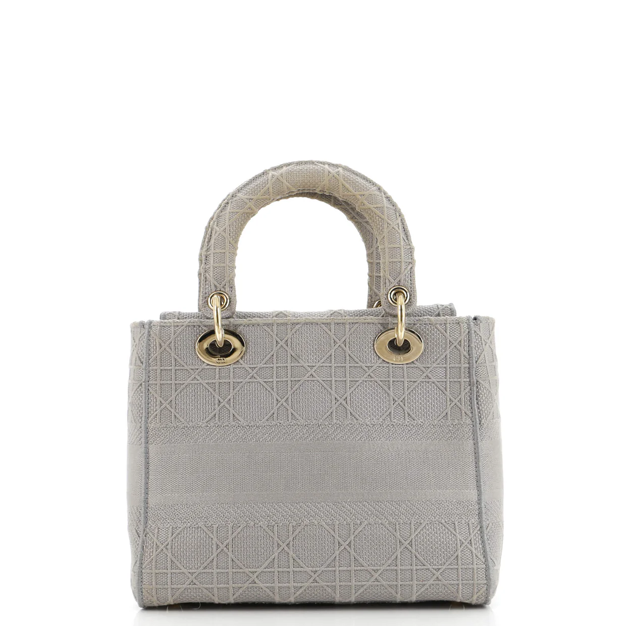 Lady D-Lite Bag Cannage Embroidered Canvas Medium - Deep Luxury