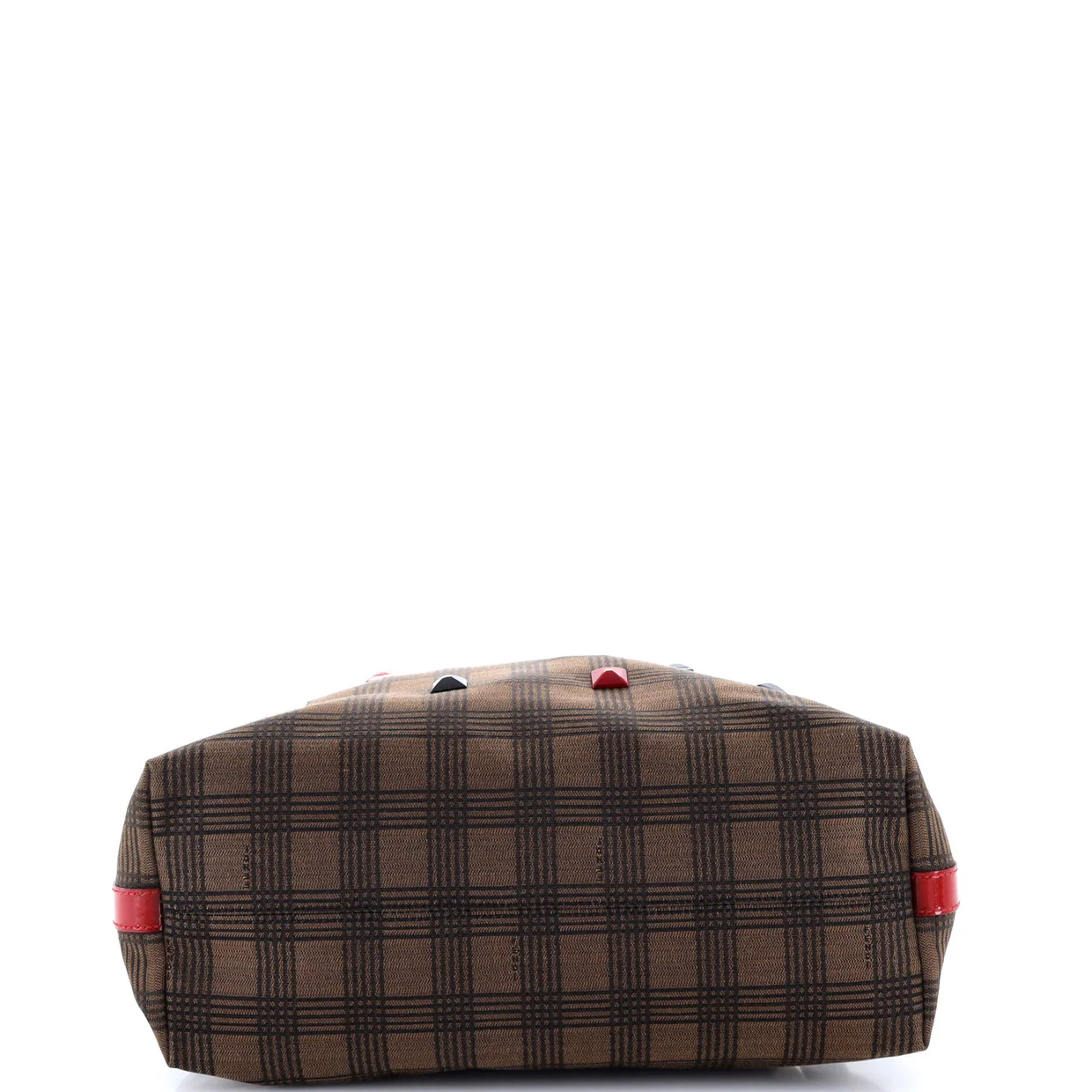 Roll Tote Studded Printed Canvas Medium - Deep Luxury