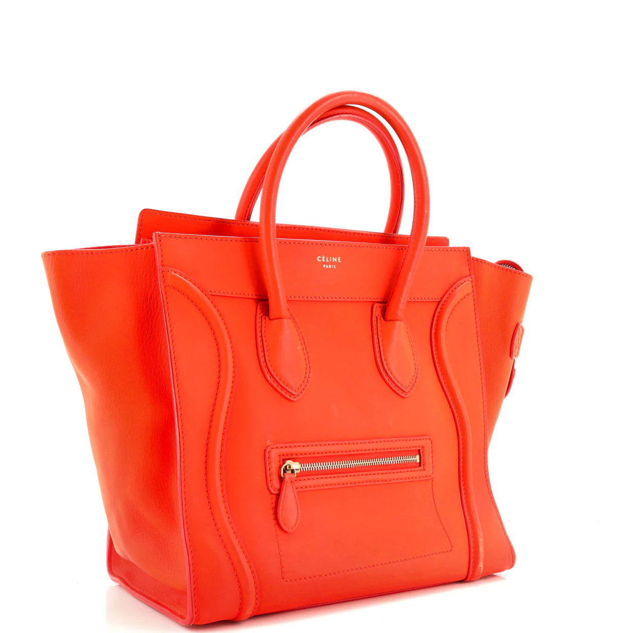 Luggage Bag Smooth Leather Mini - Deep Luxury