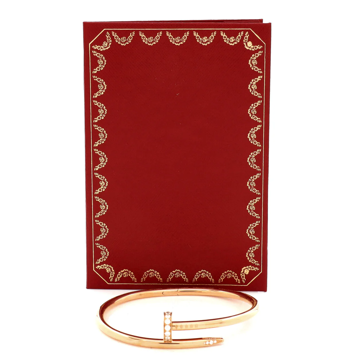 Juste un Clou Bracelet 18K Rose Gold with Diamonds Classic - Deep Luxury