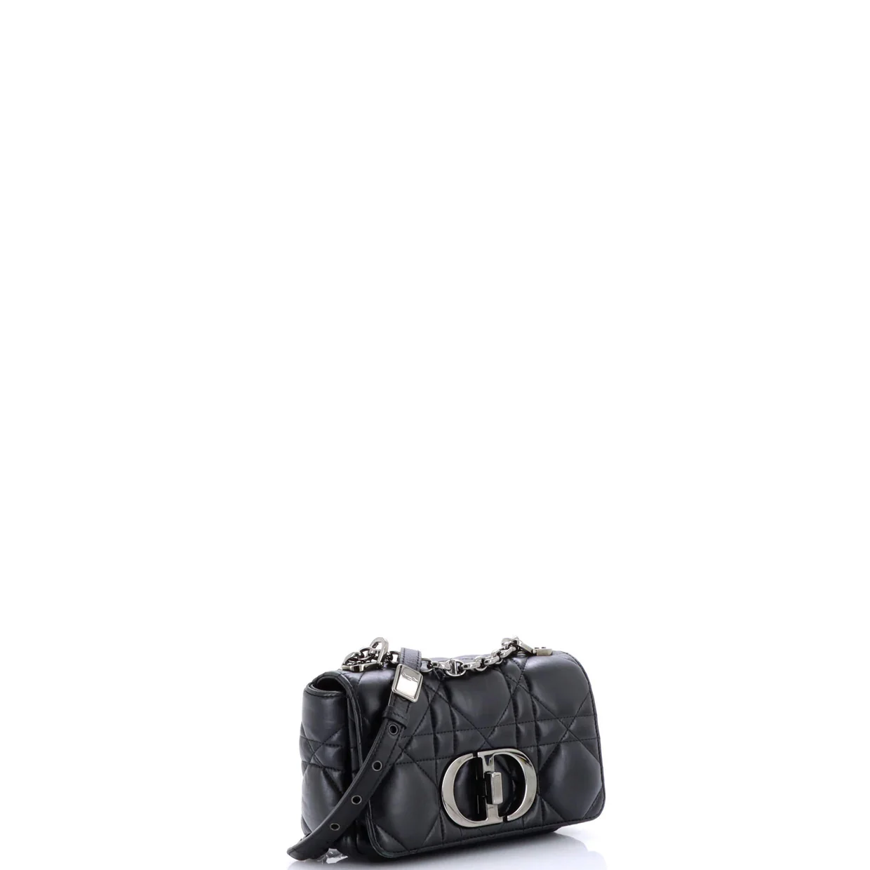 Caro Bag Macrocannage Quilt Calfskin Small - Deep Luxury