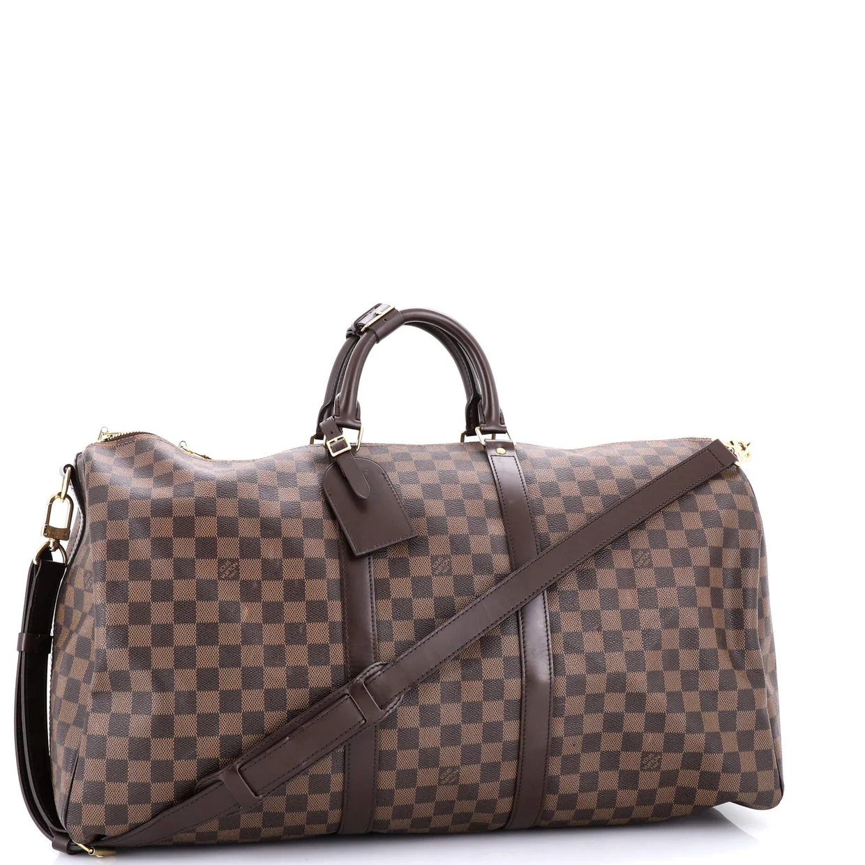 Keepall Bandouliere Bag Damier 55 - Deep Luxury