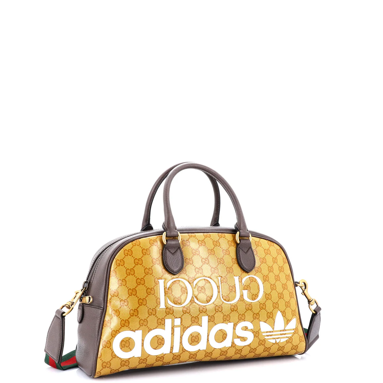 x adidas Duffle Bag GG Coated Canvas Medium - Deep Luxury