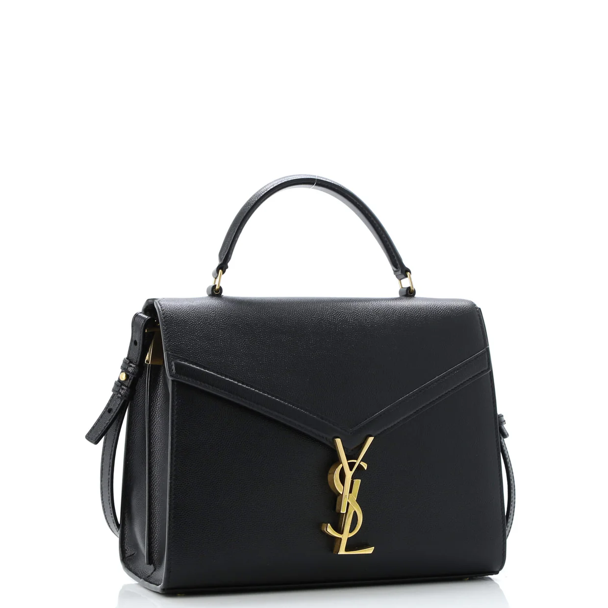 Cassandra Top Handle Bag Leather Medium - Deep Luxury