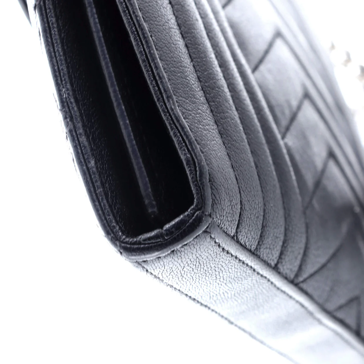 Classic Monogram Envelope Satchel Mixed Matelasse Leather Small - Deep Luxury