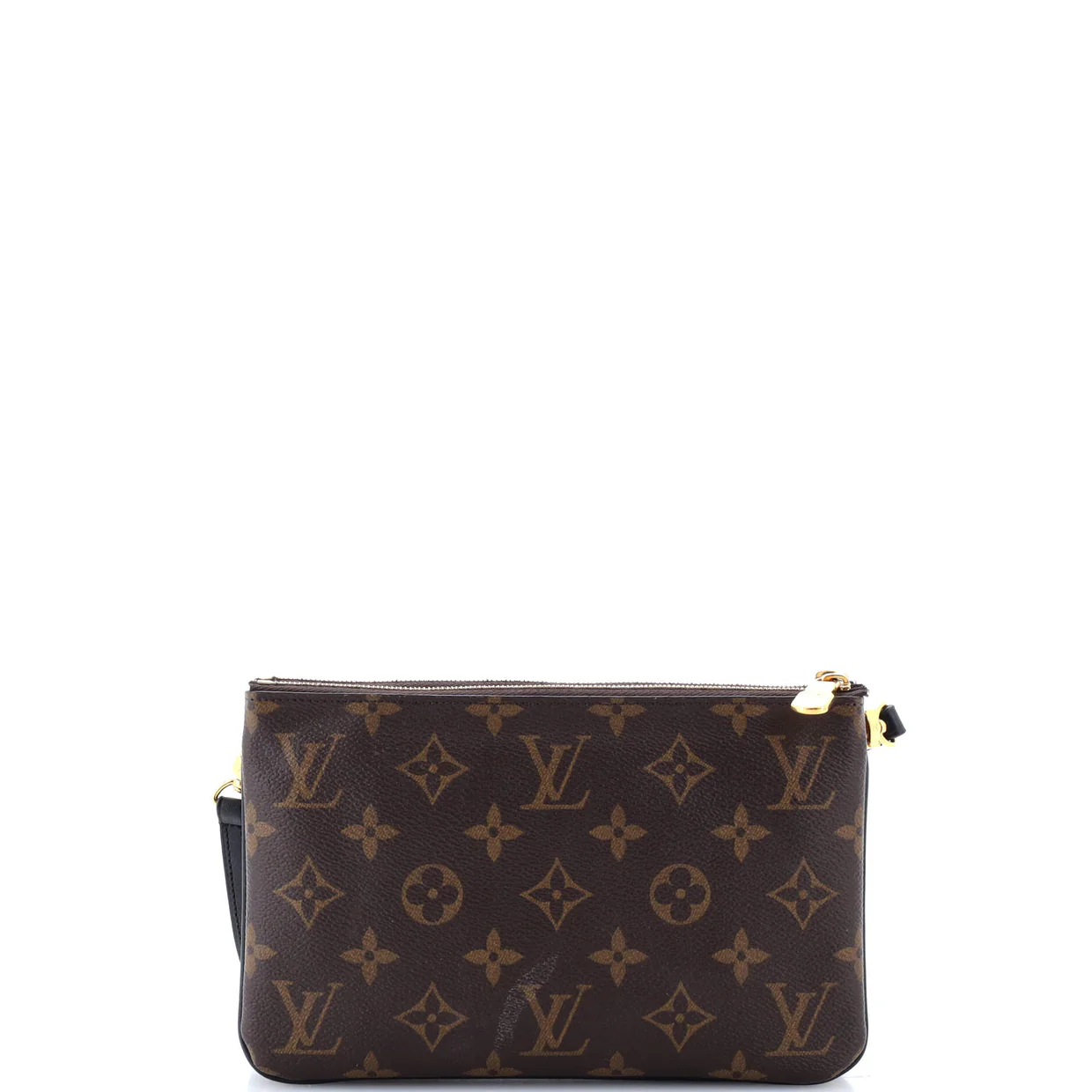 Double Zip Pochette Reverse Monogram Giant - Deep Luxury