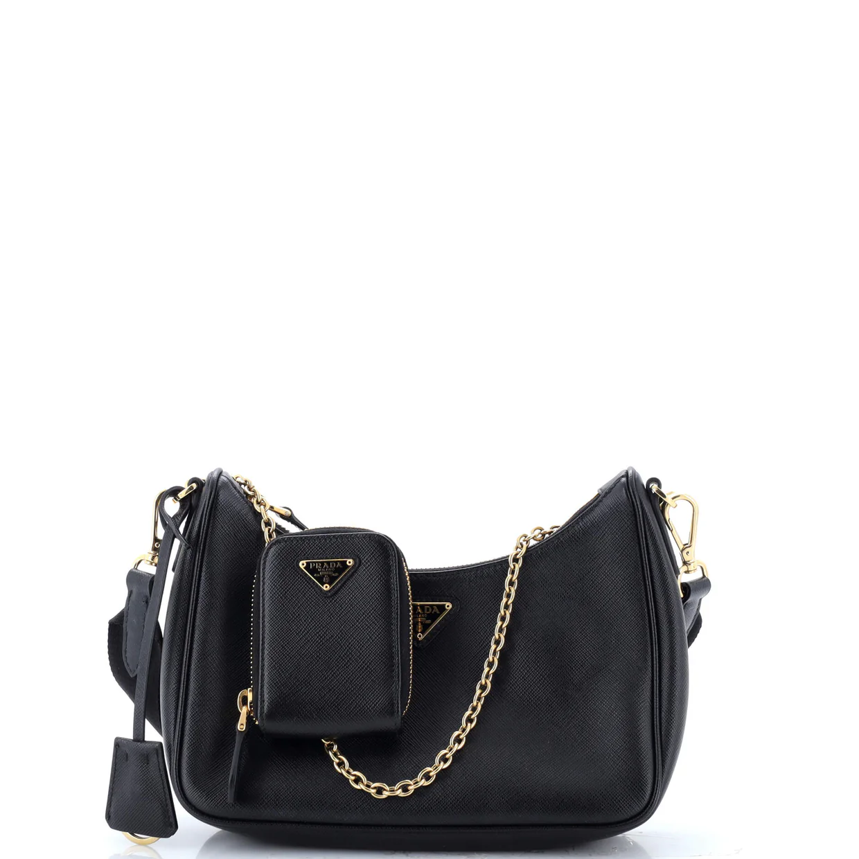 Re-Edition 2005 Shoulder Bag Saffiano Leather Small - Deep Luxury