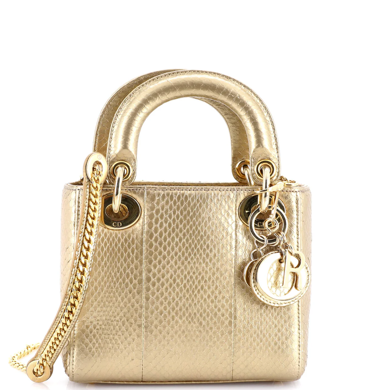 Lady Dior Chain Bag Python Mini - Deep Luxury