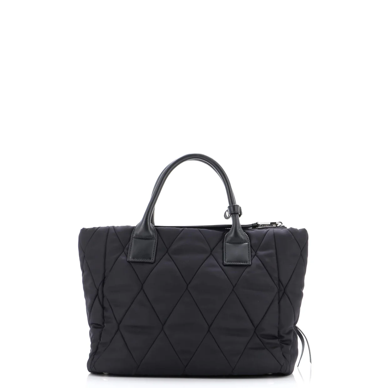 Convertible Zip Tote Quilted Tessuto Small - Deep Luxury