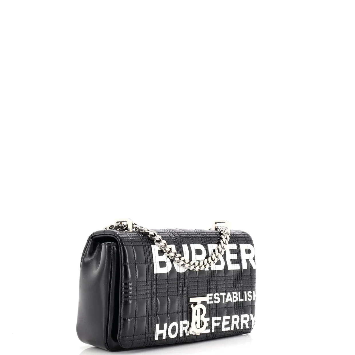 Lola Shoulder Bag Quilted Printed Coated Canvas Small - Deep Luxury