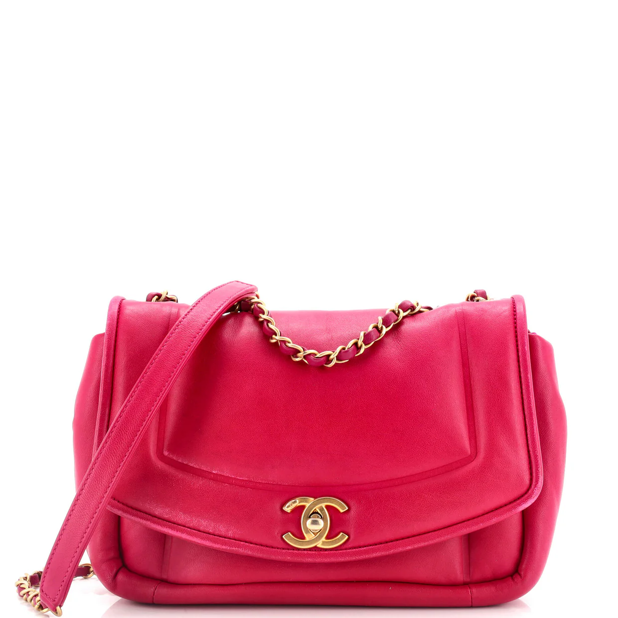 Vintage Puffy Flap Bag Lambskin Small - Deep Luxury