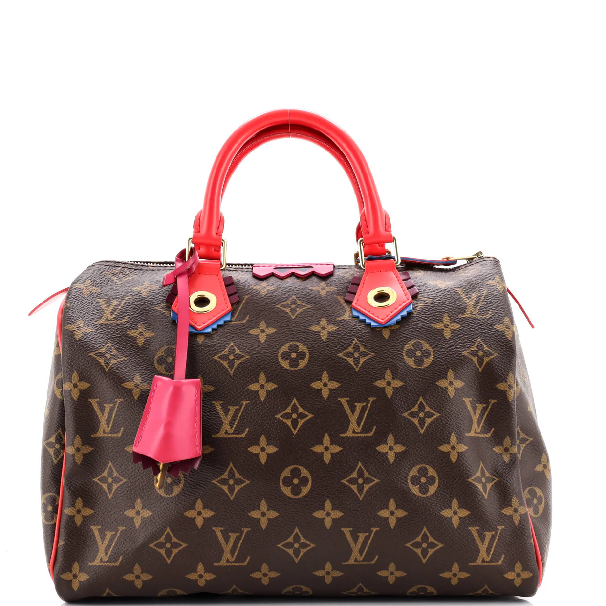 Speedy Handbag Limited Edition Totem Monogram Canvas with Leather 30 - Deep Luxury