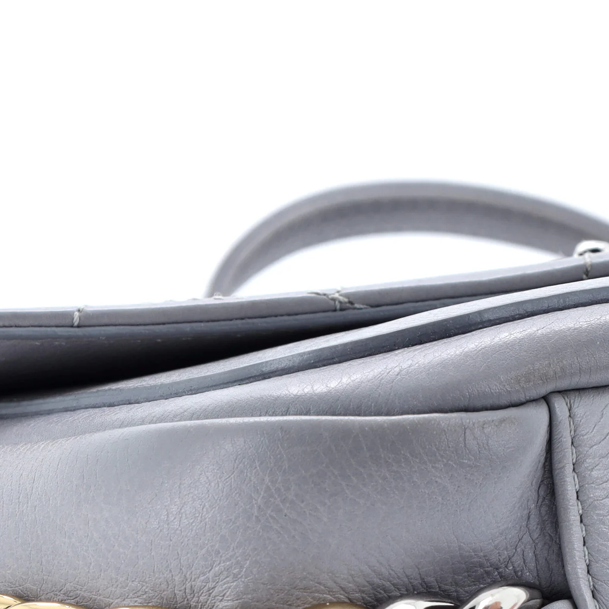 Two Tone Envelope Flap Bag Quilted Calfskin Medium - Deep Luxury