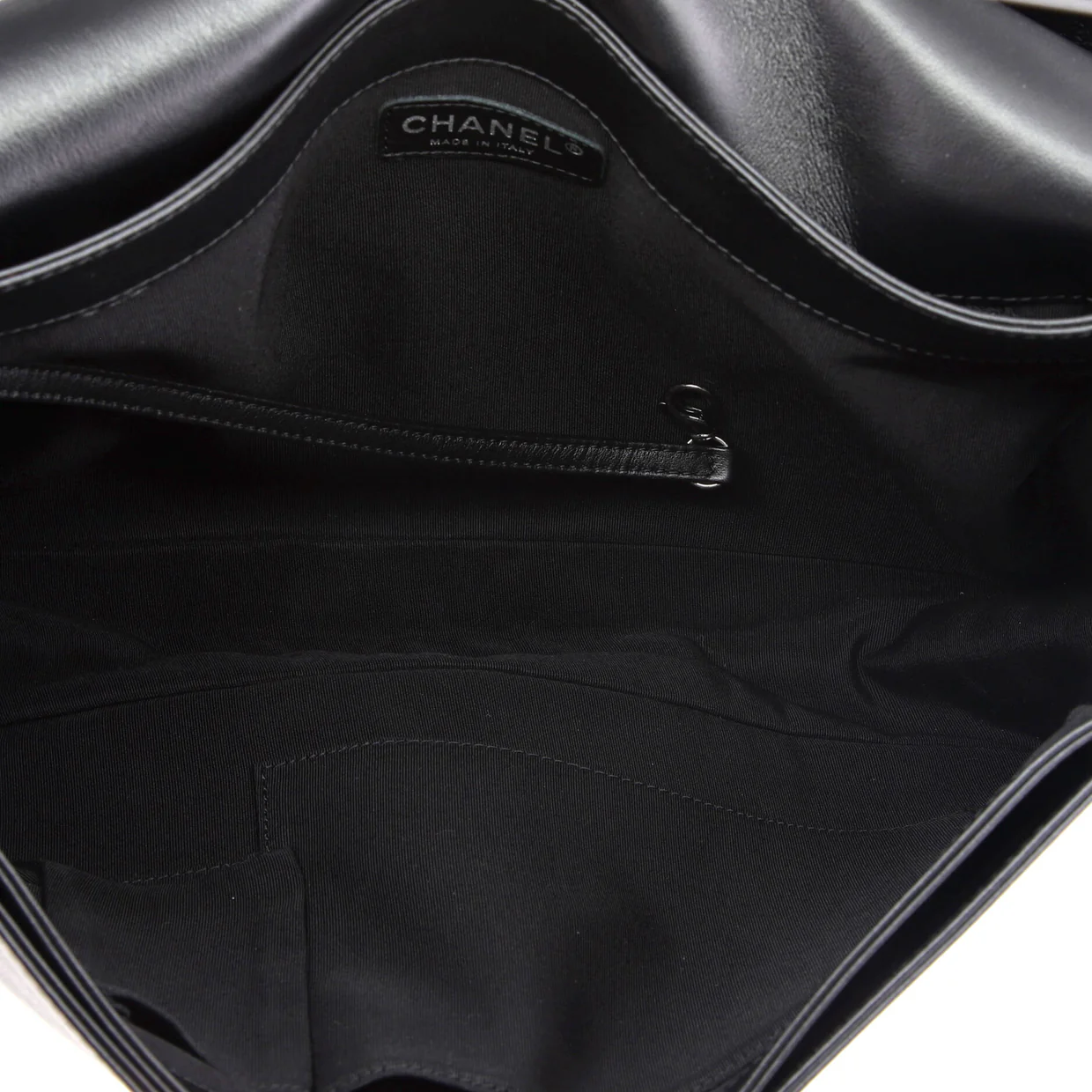 Boy Flap Bag Enchained Tweed XL - Deep Luxury