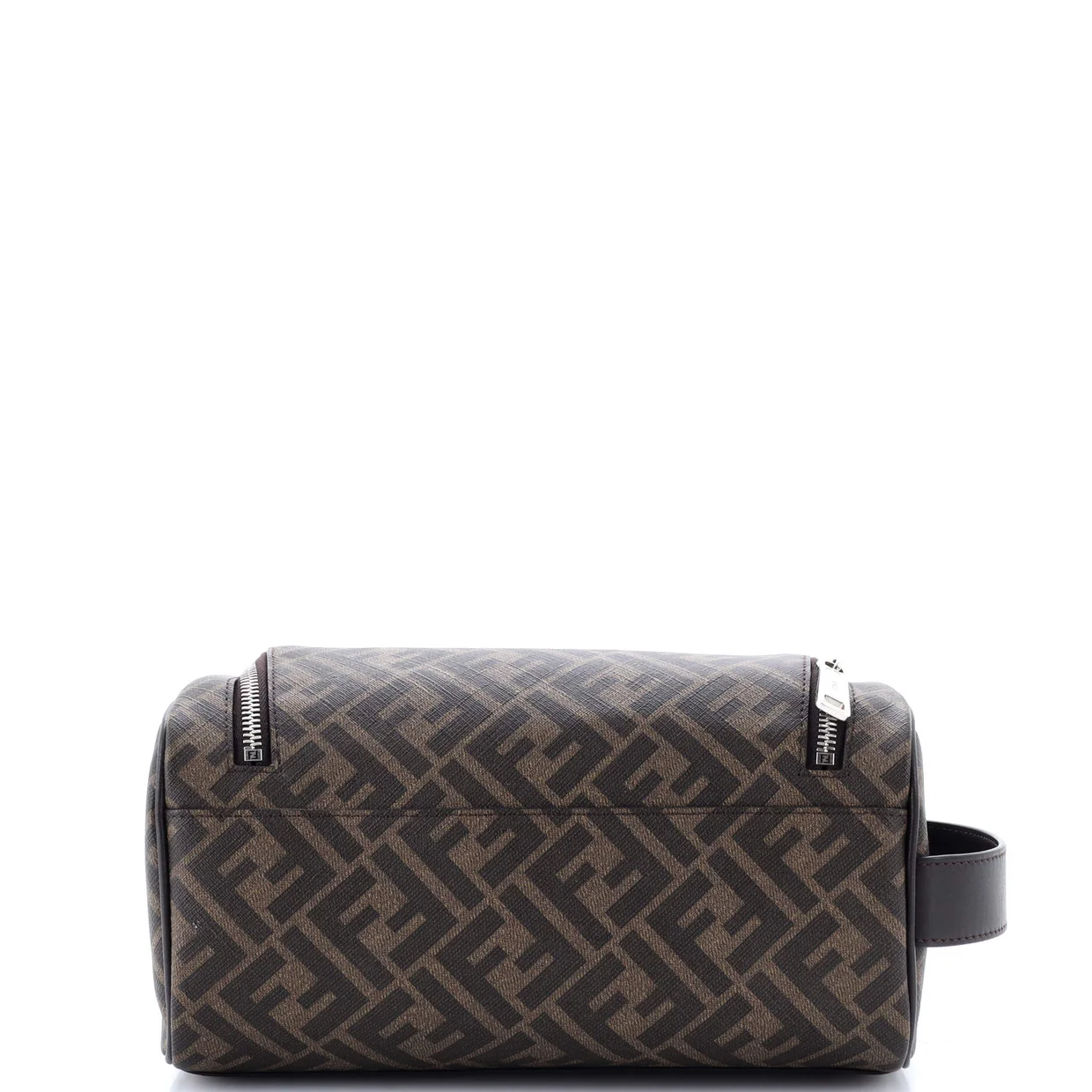 Toiletry Case with Handle Zucca Coated Canvas Medium - Deep Luxury