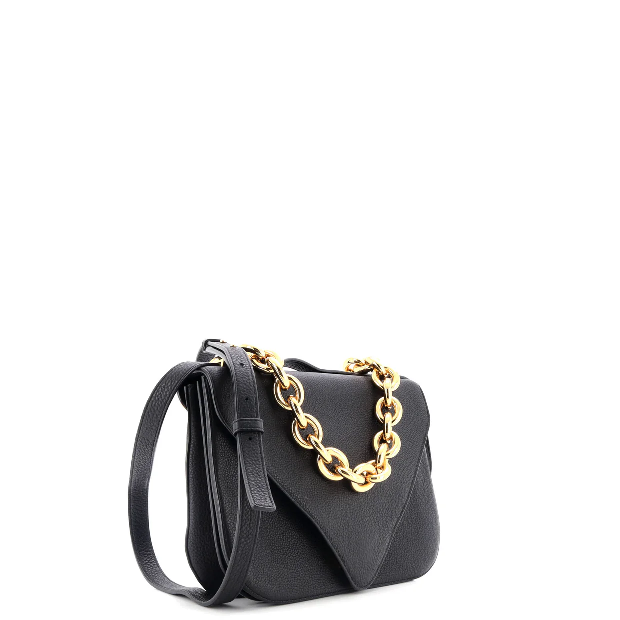 Mount Shoulder Bag Leather Medium - Deep Luxury