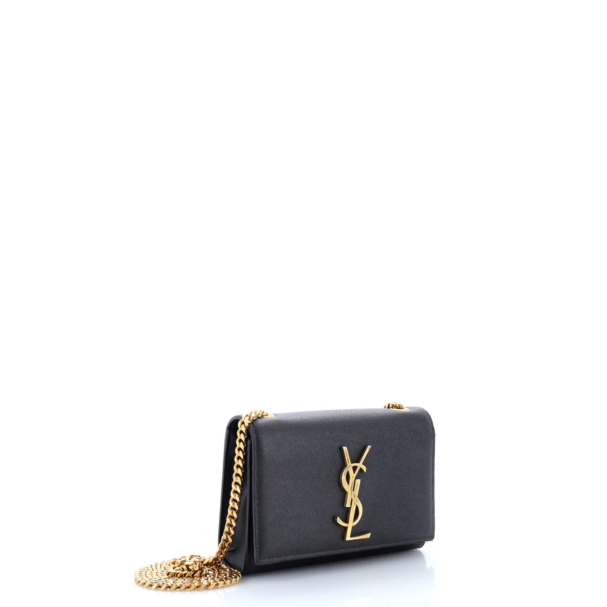 Classic Monogram Crossbody Bag Grainy Leather Small - Deep Luxury