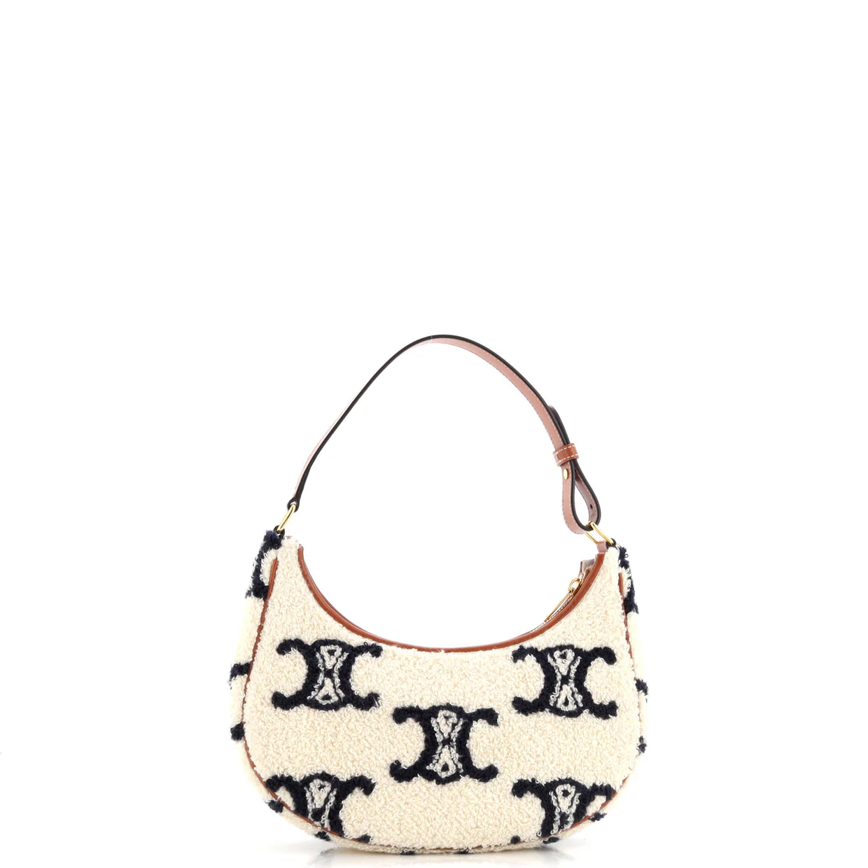 Ava Bag Triomphe Embroidered Boucle Textile - Deep Luxury