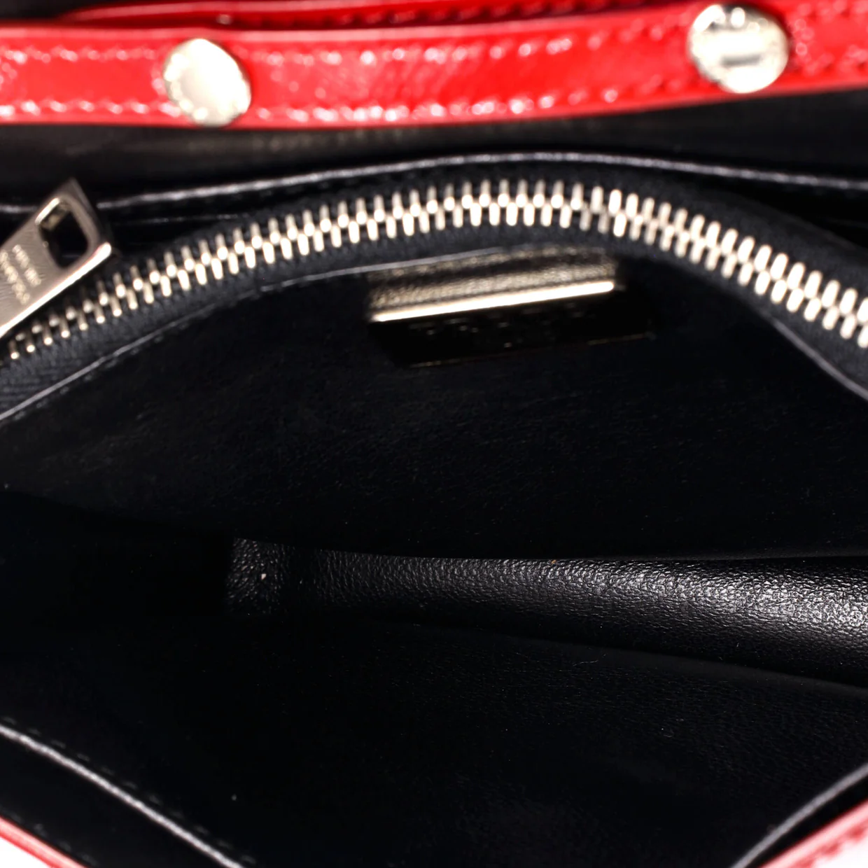 Wallet on Strap Vernice Saffiano Leather Small - Deep Luxury