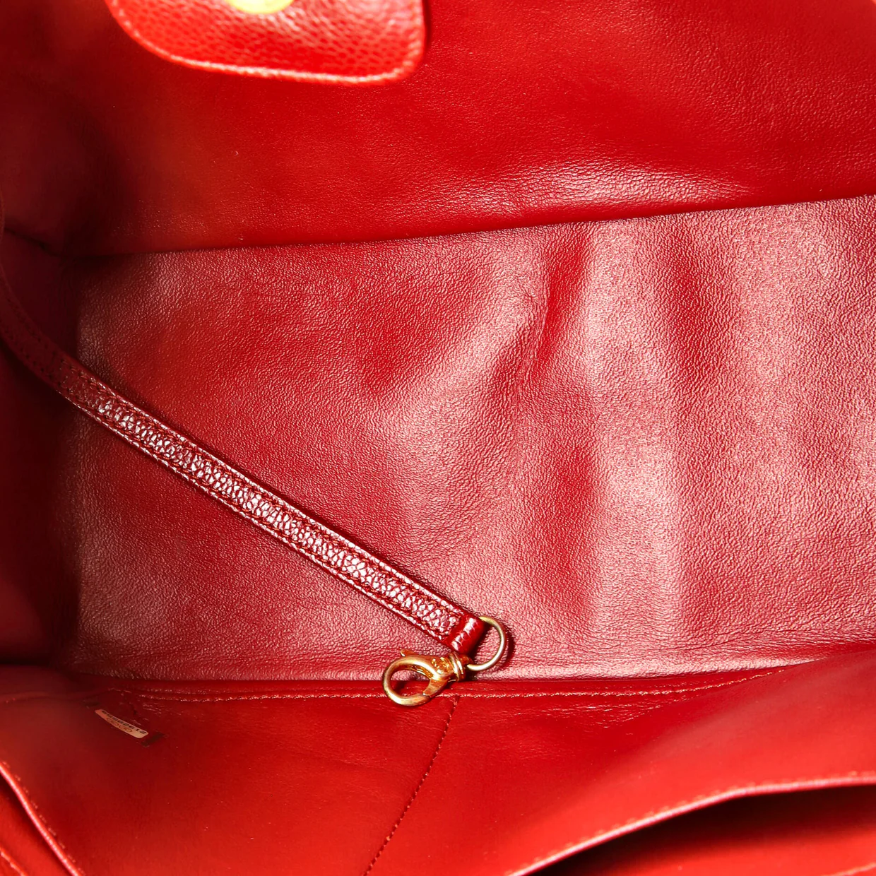 Two Tone Shopping Tote Quilted Caviar Large - Deep Luxury