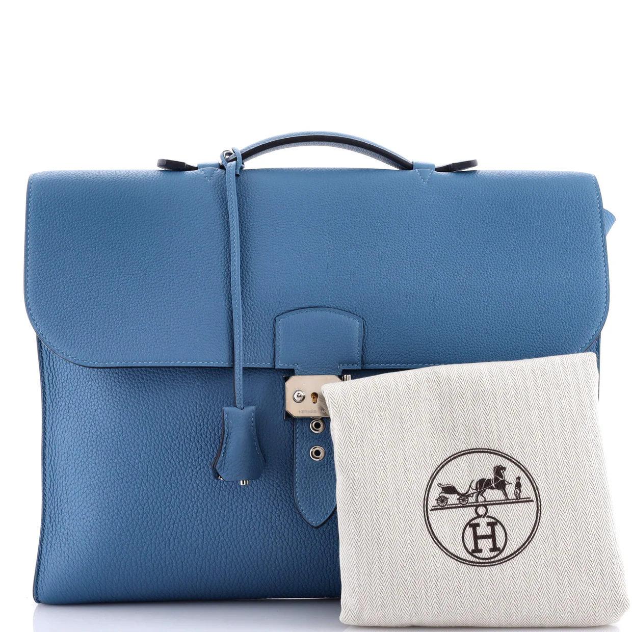 Sac a Depeches Light 1-37 Briefcase Togo - Deep Luxury
