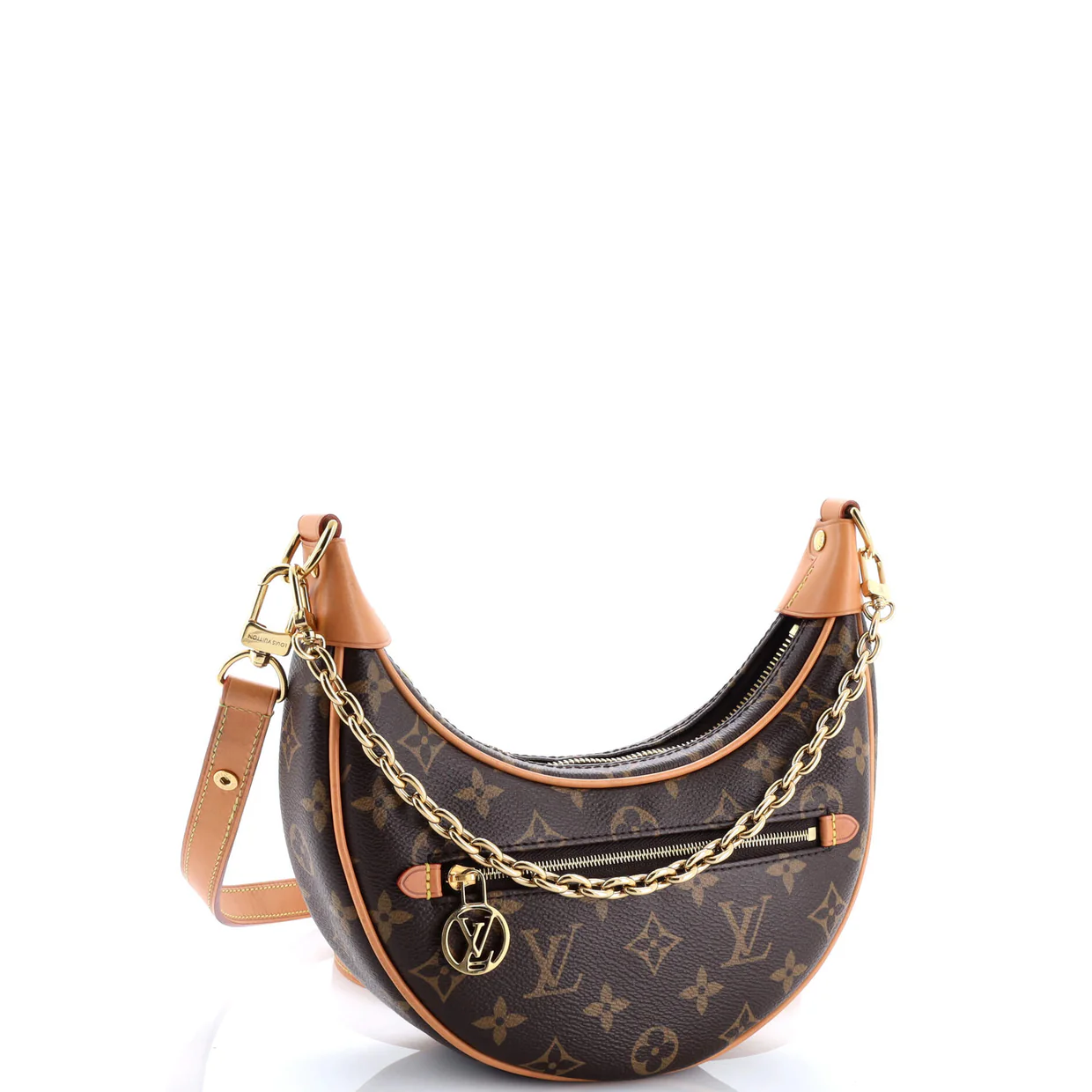 Loop Handbag Monogram Canvas - Deep Luxury