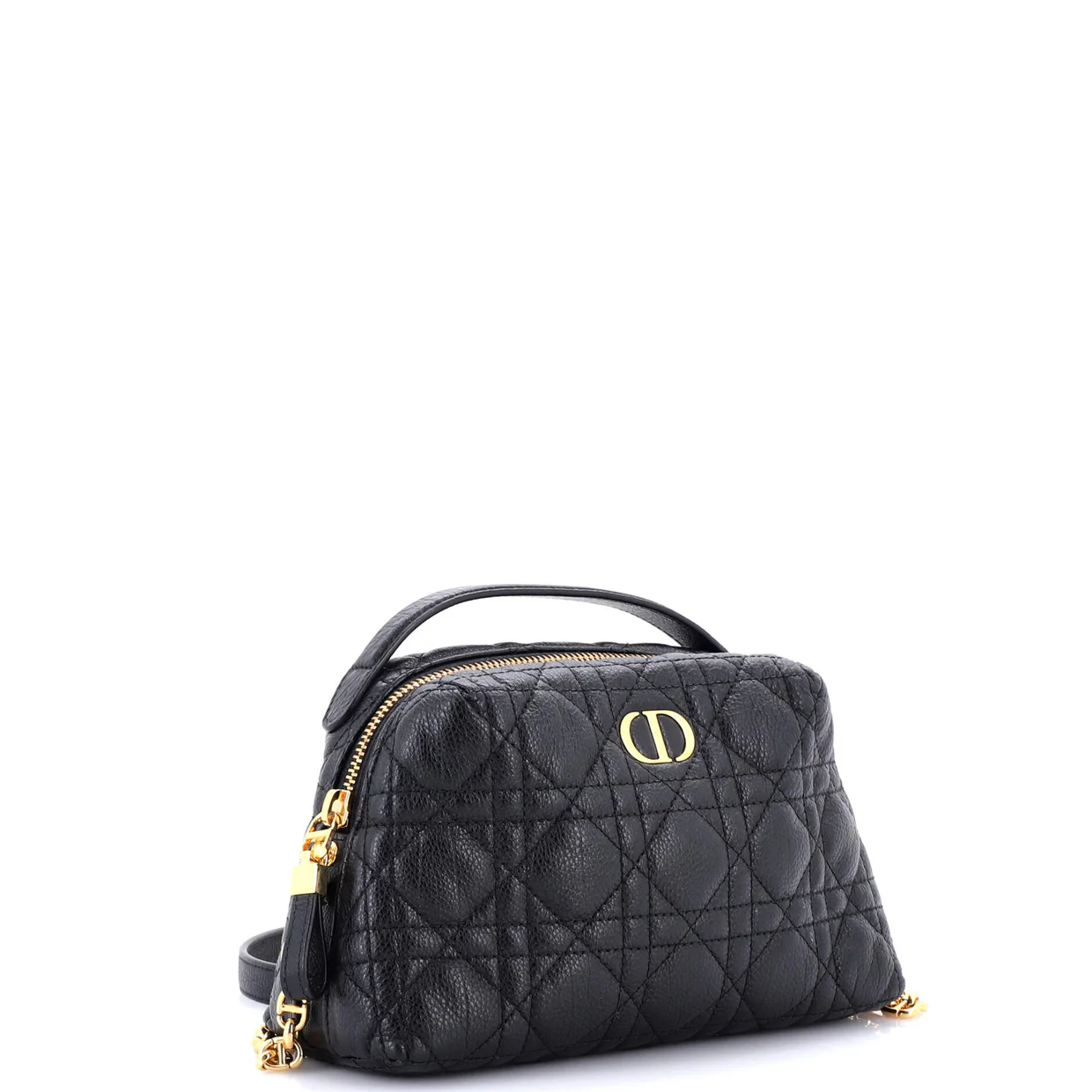 Caro D-Cosy Bag Quilted Calfskin Mini - Deep Luxury