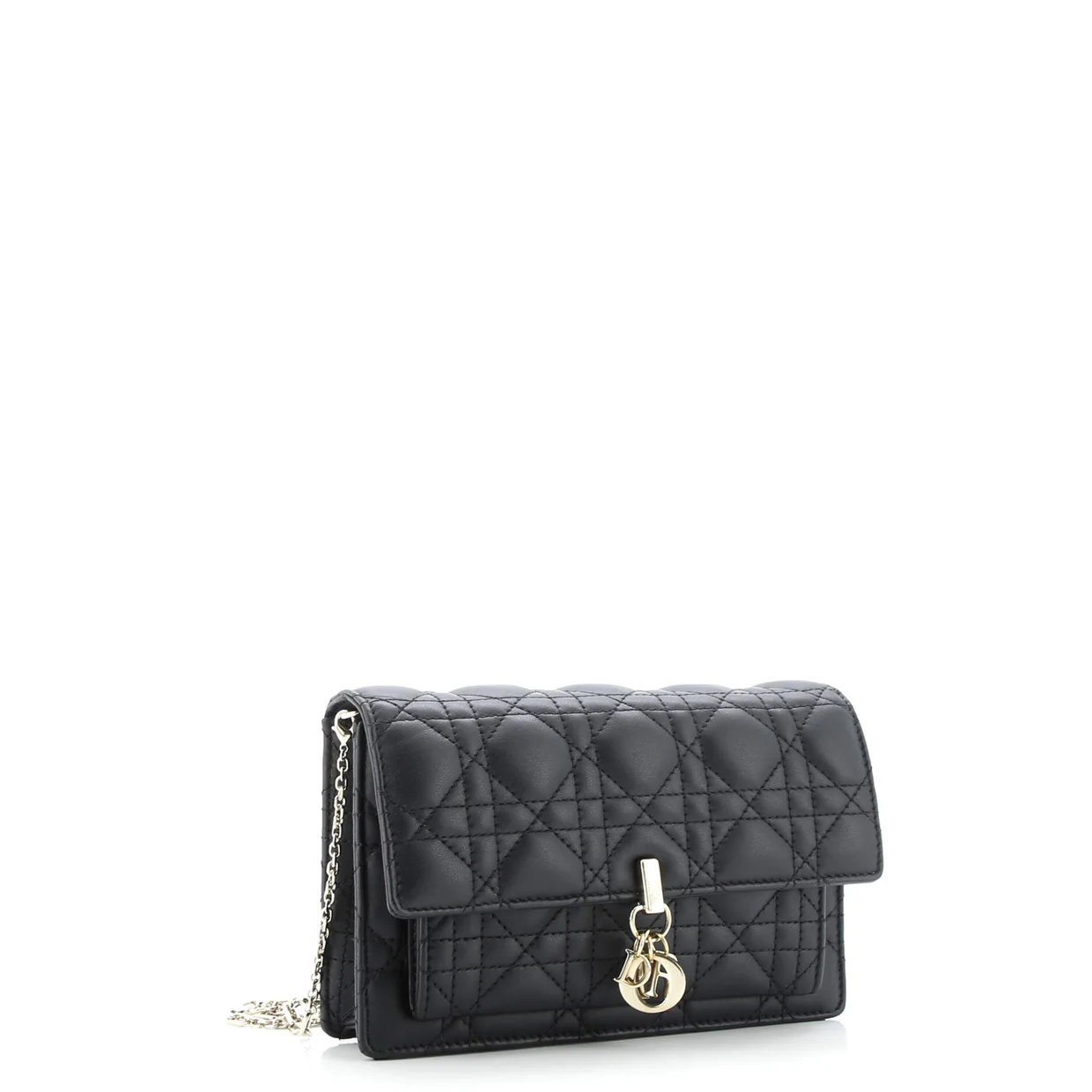 Miss Dior Charms Chain Pouch Cannage Quilt Lambskin - Deep Luxury