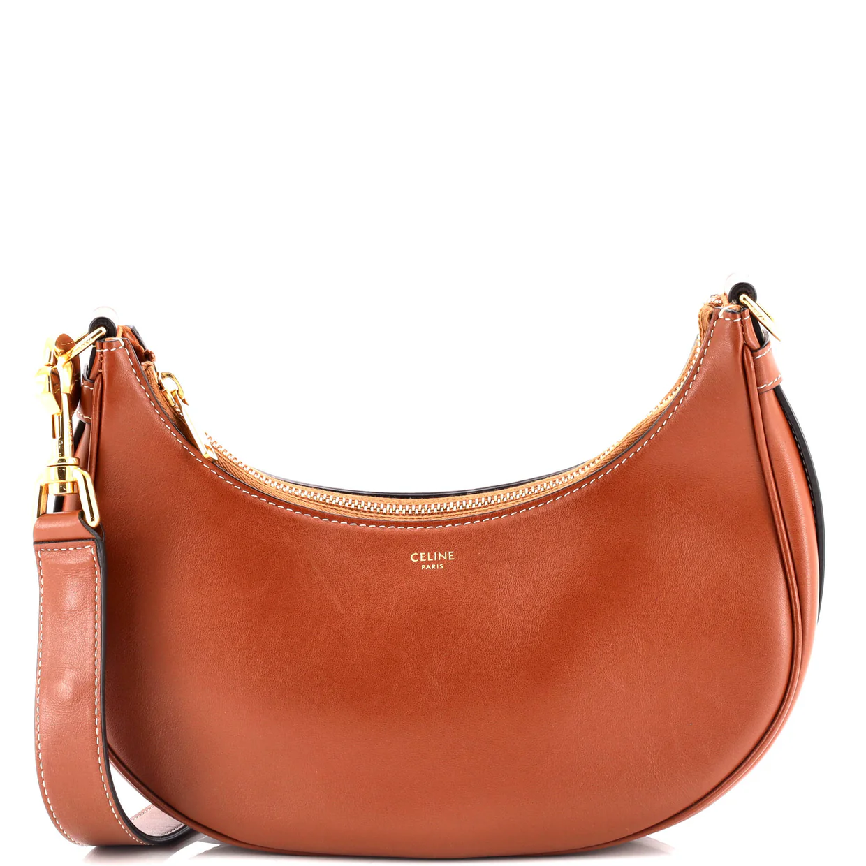 Ava Strap Bag Leather Medium - Deep Luxury