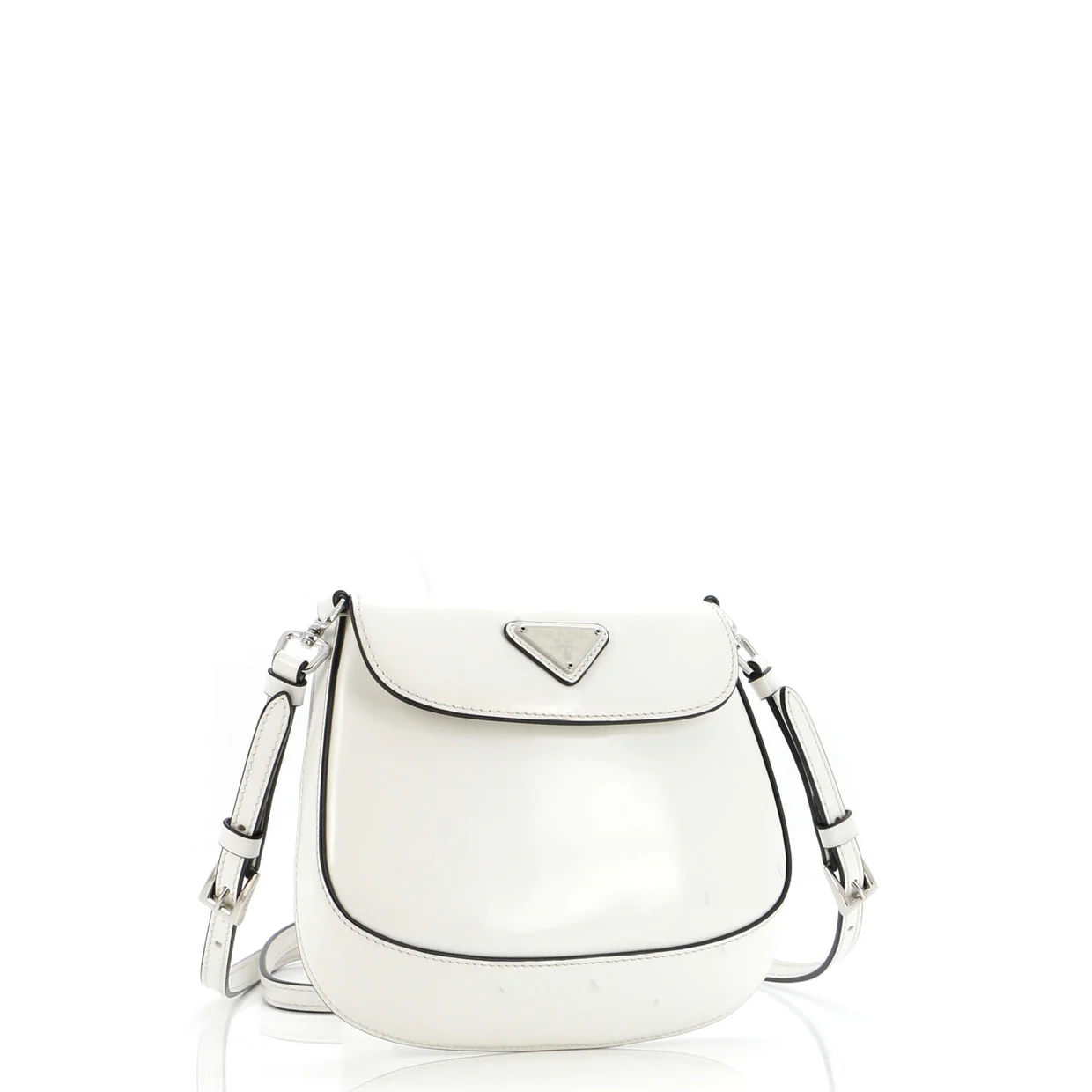 Cleo Flap Shoulder Bag Spazzolato Leather Mini - Deep Luxury