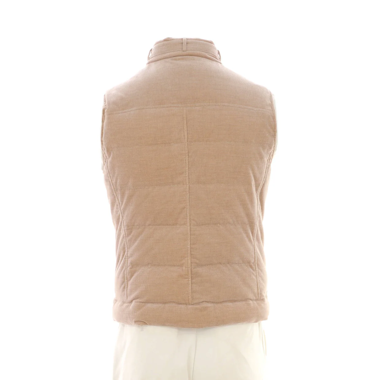 Men's Zip Two Pocket Vest Quilted Corduroy - Deep Luxury