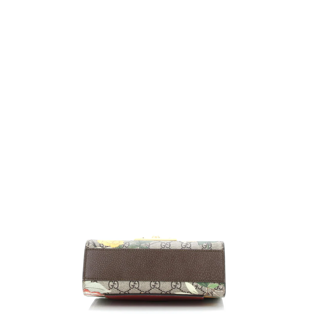 Padlock Shoulder Bag Tian Print GG Coated Canvas Small - Deep Luxury