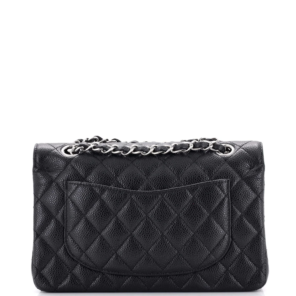 Classic Double Flap Bag Quilted Caviar Small - Deep Luxury
