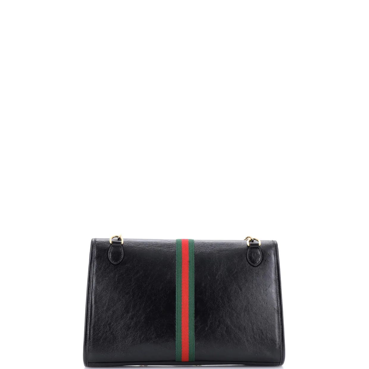 Rajah Web Chain Shoulder Bag Leather Medium - Deep Luxury