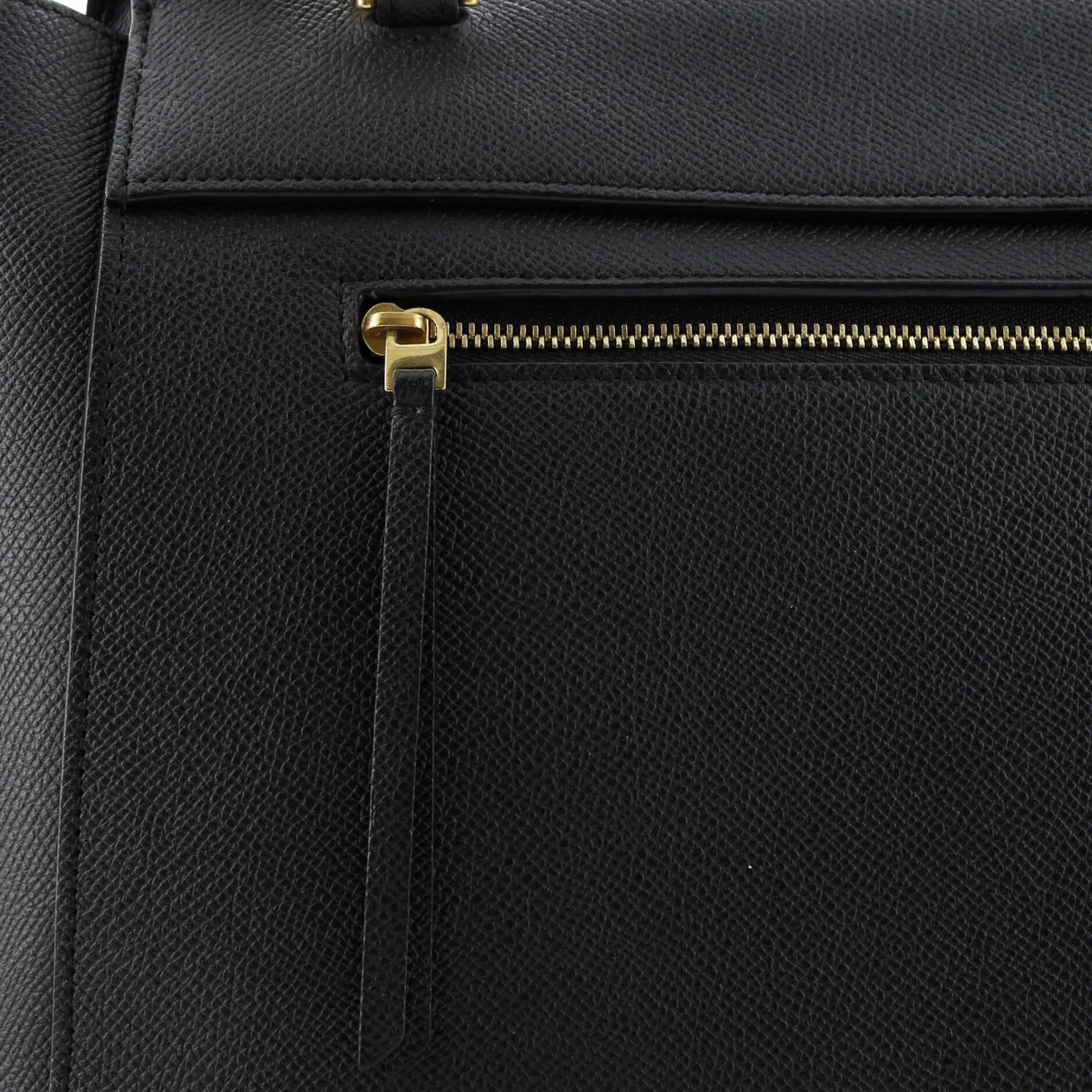 Belt Bag Textured Leather Mini - Deep Luxury