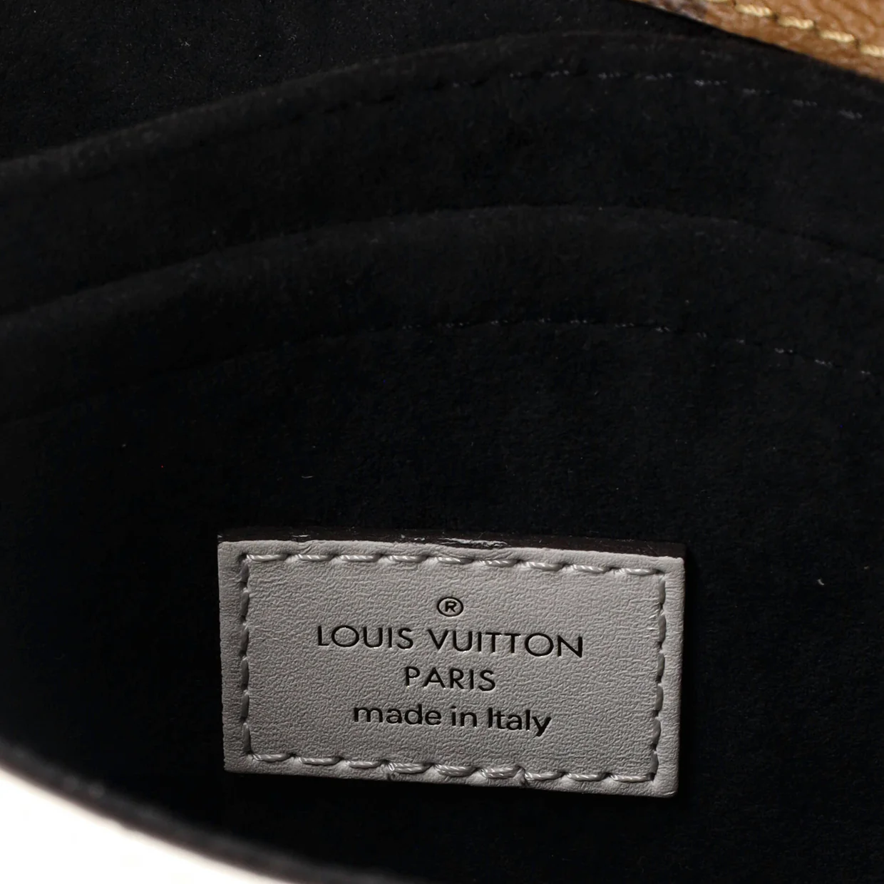 Chantilly Lock Handbag Reverse Monogram Canvas and Leather - Deep Luxury