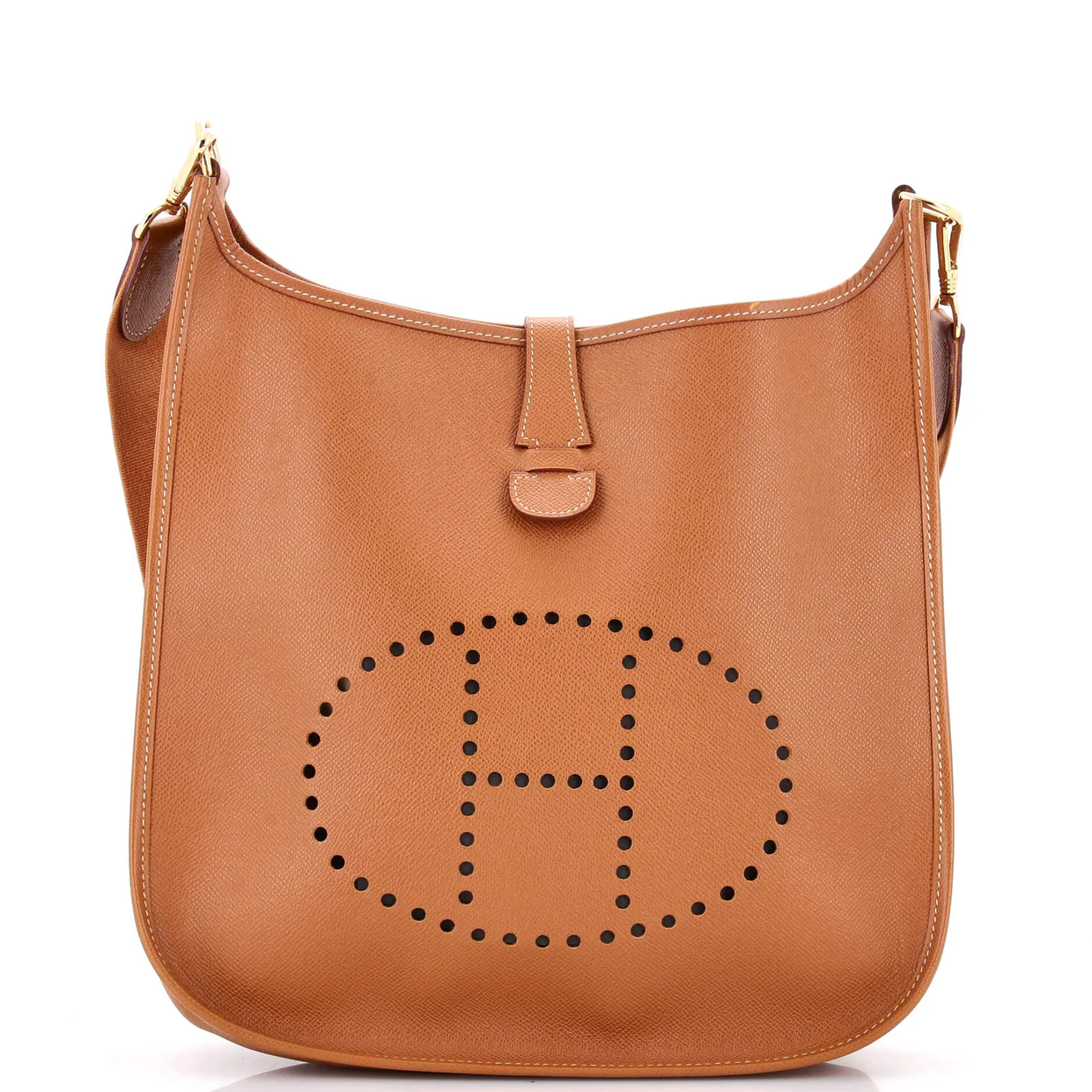 Evelyne Bag Gen I Courchevel GM - Deep Luxury