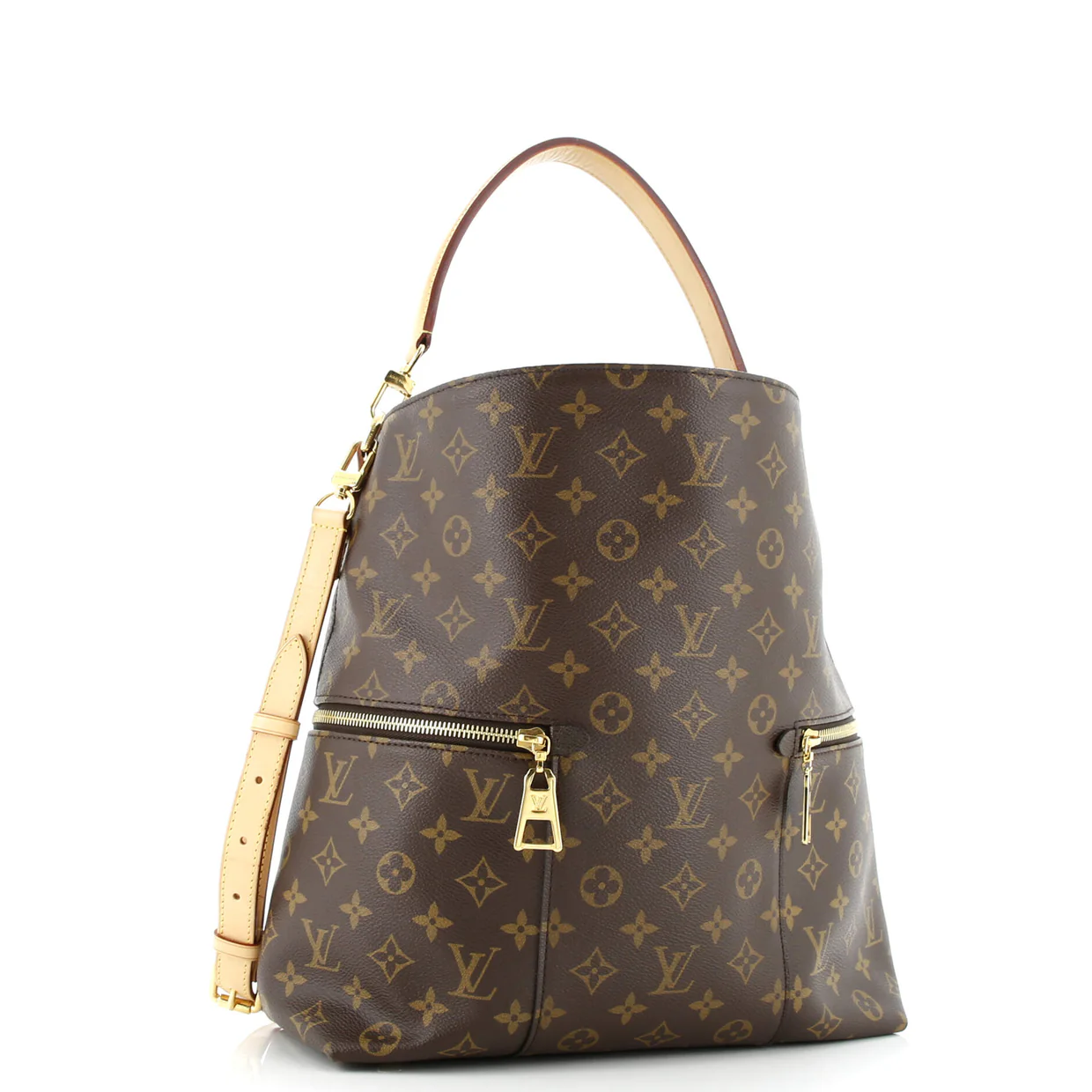 Melie Handbag Monogram Canvas - Deep Luxury