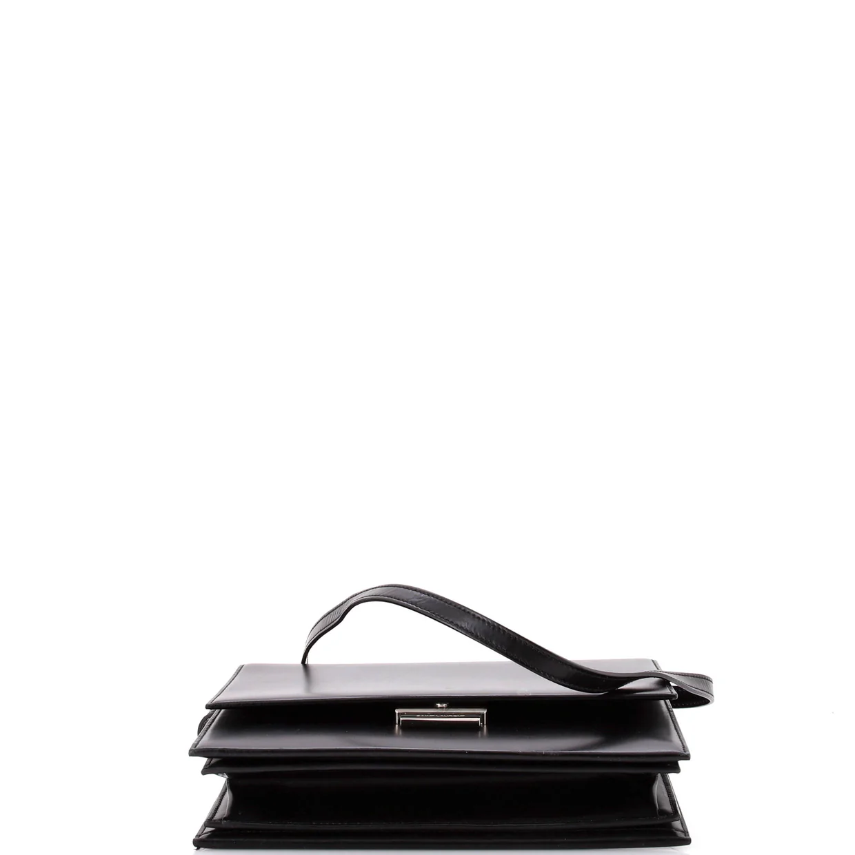 Babylone Top Handle Bag Leather Medium - Deep Luxury