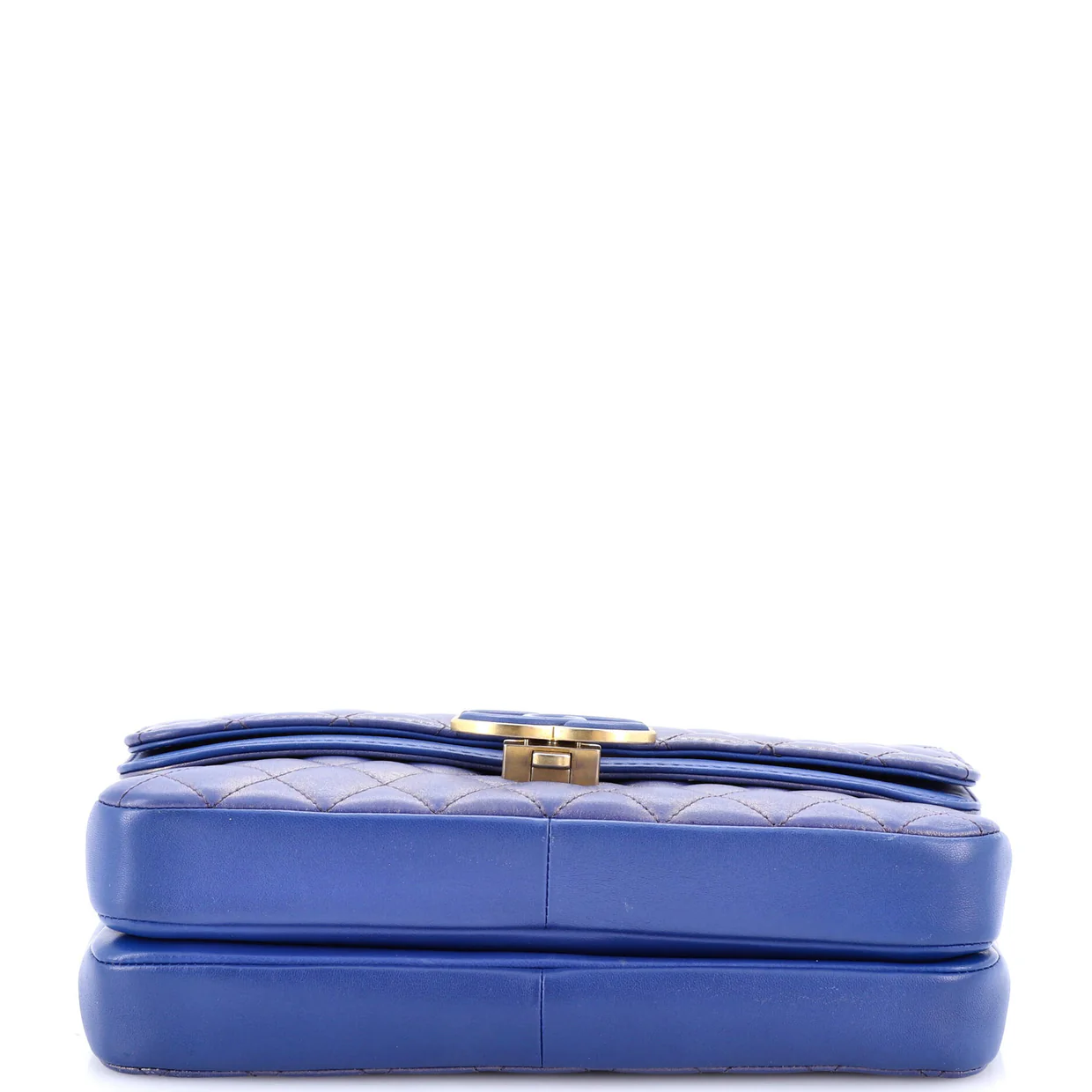 CC Chic Double Flap Bag Quilted Lambskin Medium - Deep Luxury