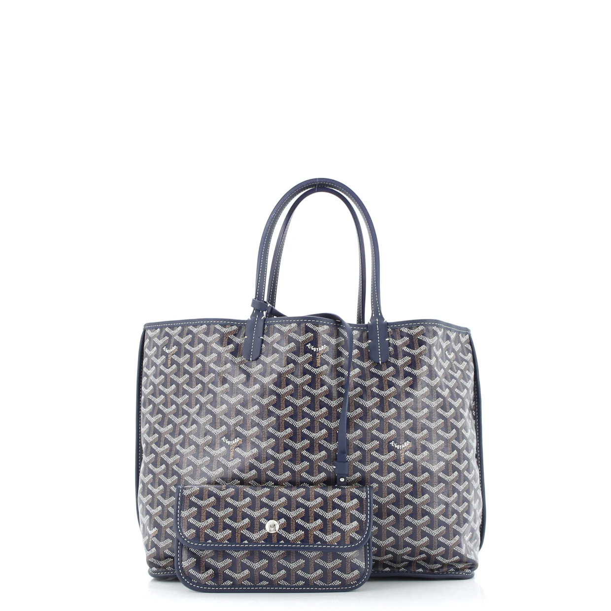 Anjou Reversible Tote Coated Canvas PM - Deep Luxury