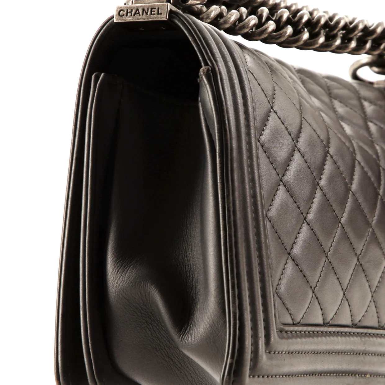 Boy Flap Bag Quilted Lambskin Old Medium - Deep Luxury