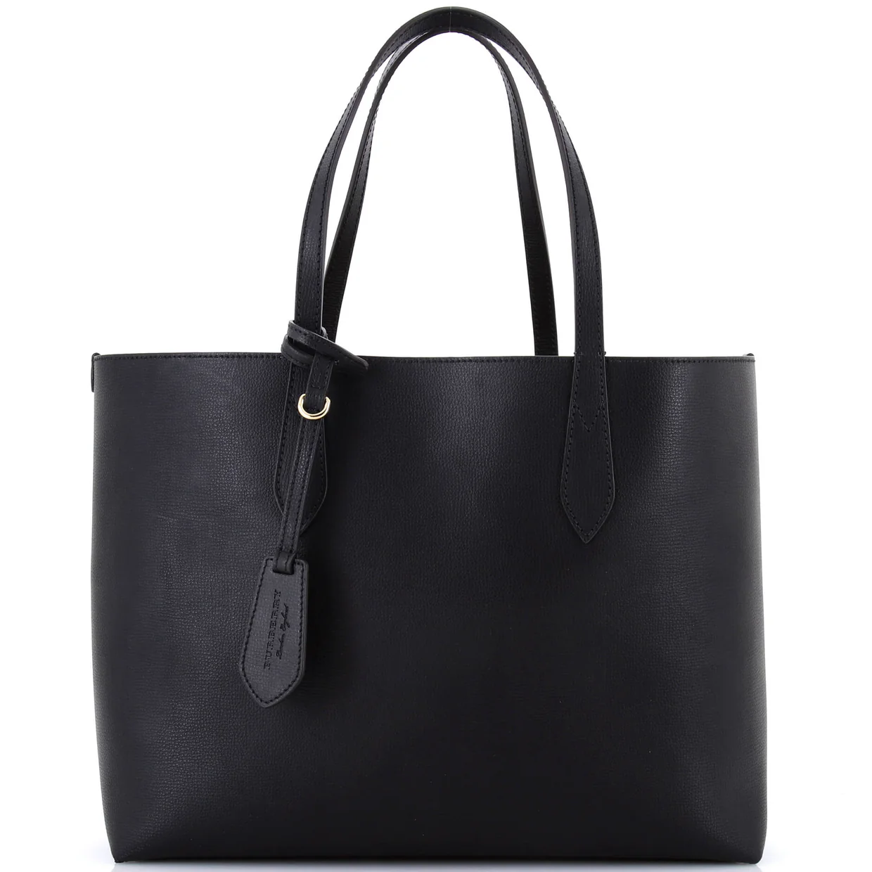 Reversible Tote Haymarket Coated Canvas and Leather Medium - Deep Luxury