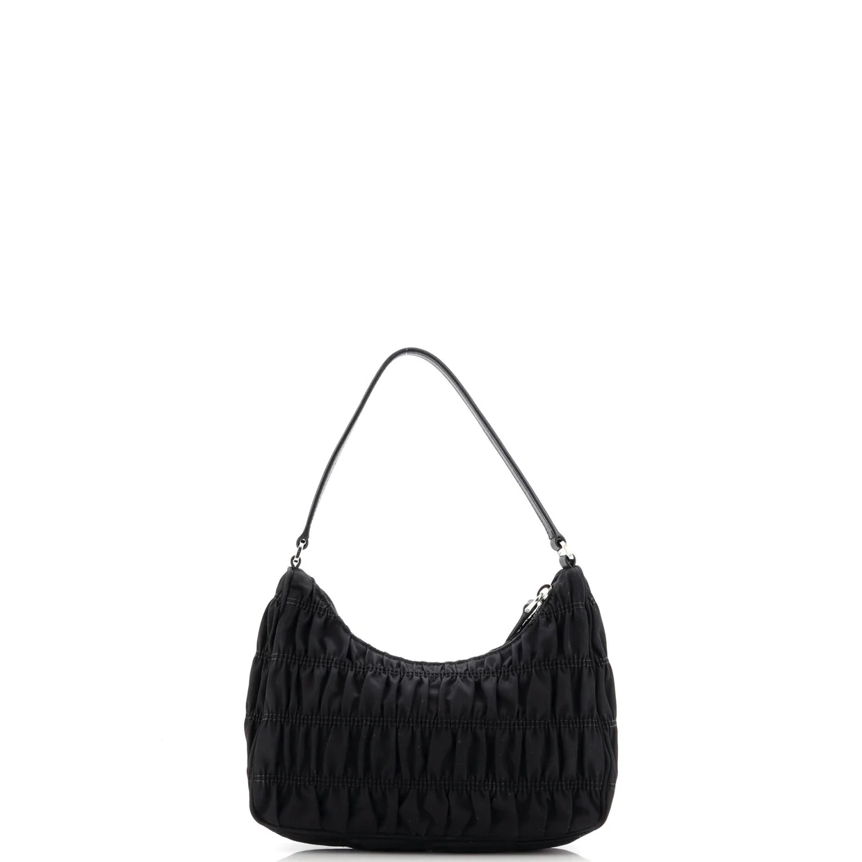 Hobo Tessuto Gaufre with Saffiano Mini - Deep Luxury