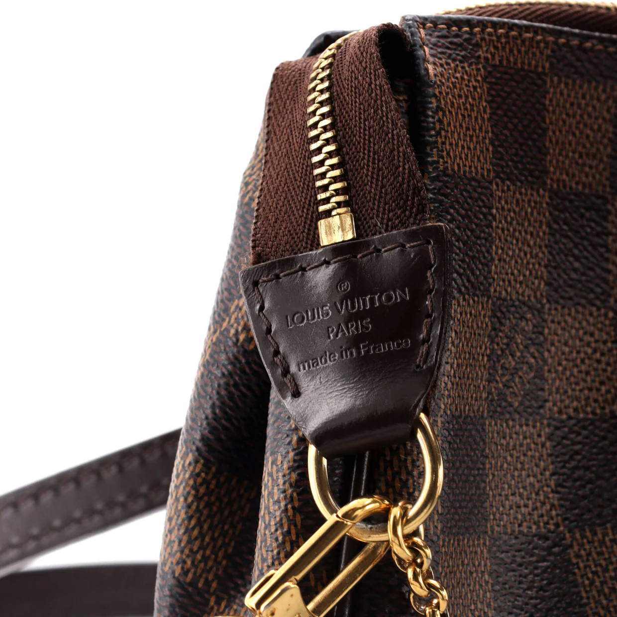 Eva Handbag Damier - Deep Luxury