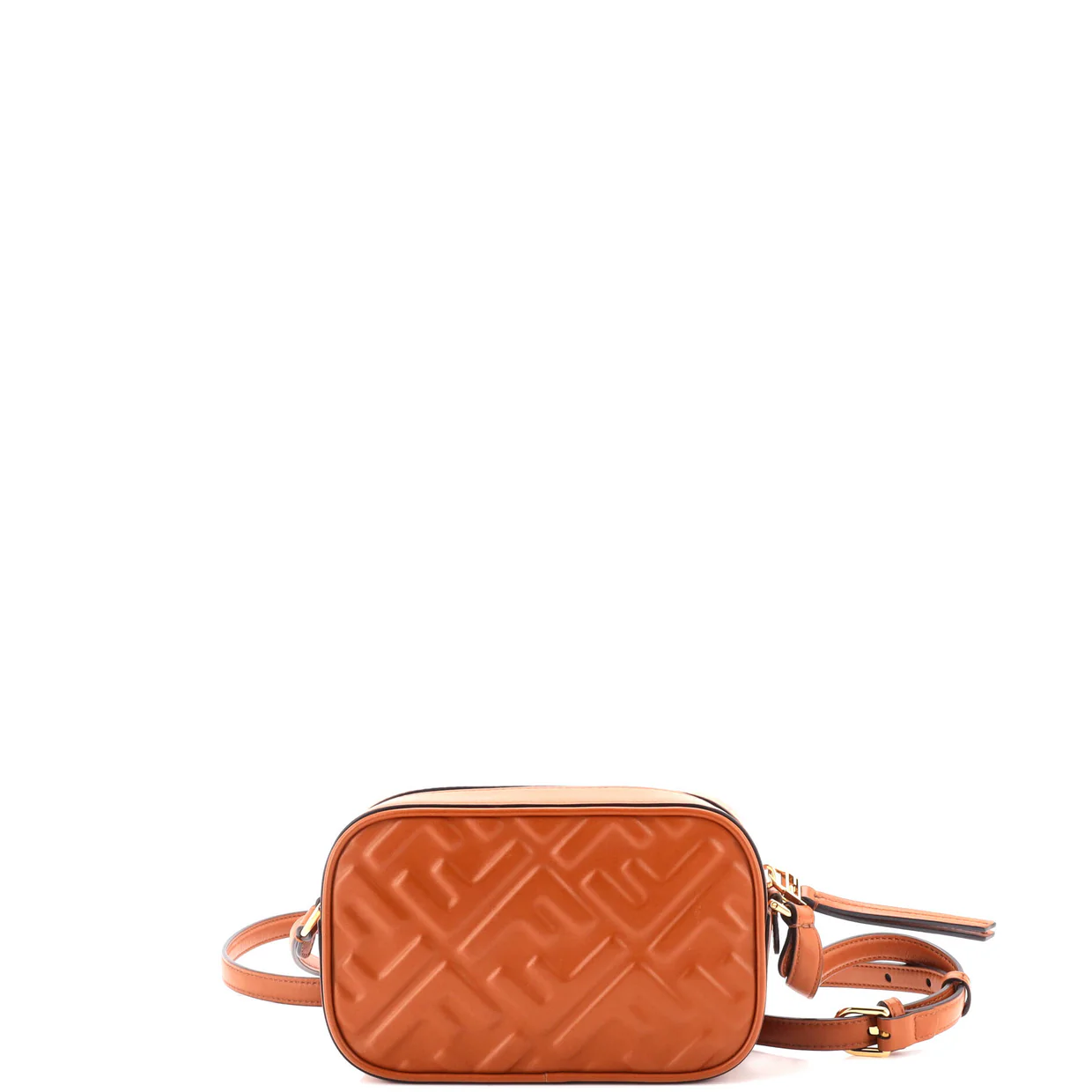 Camera Bag Zucca Embossed Leather Small - Deep Luxury