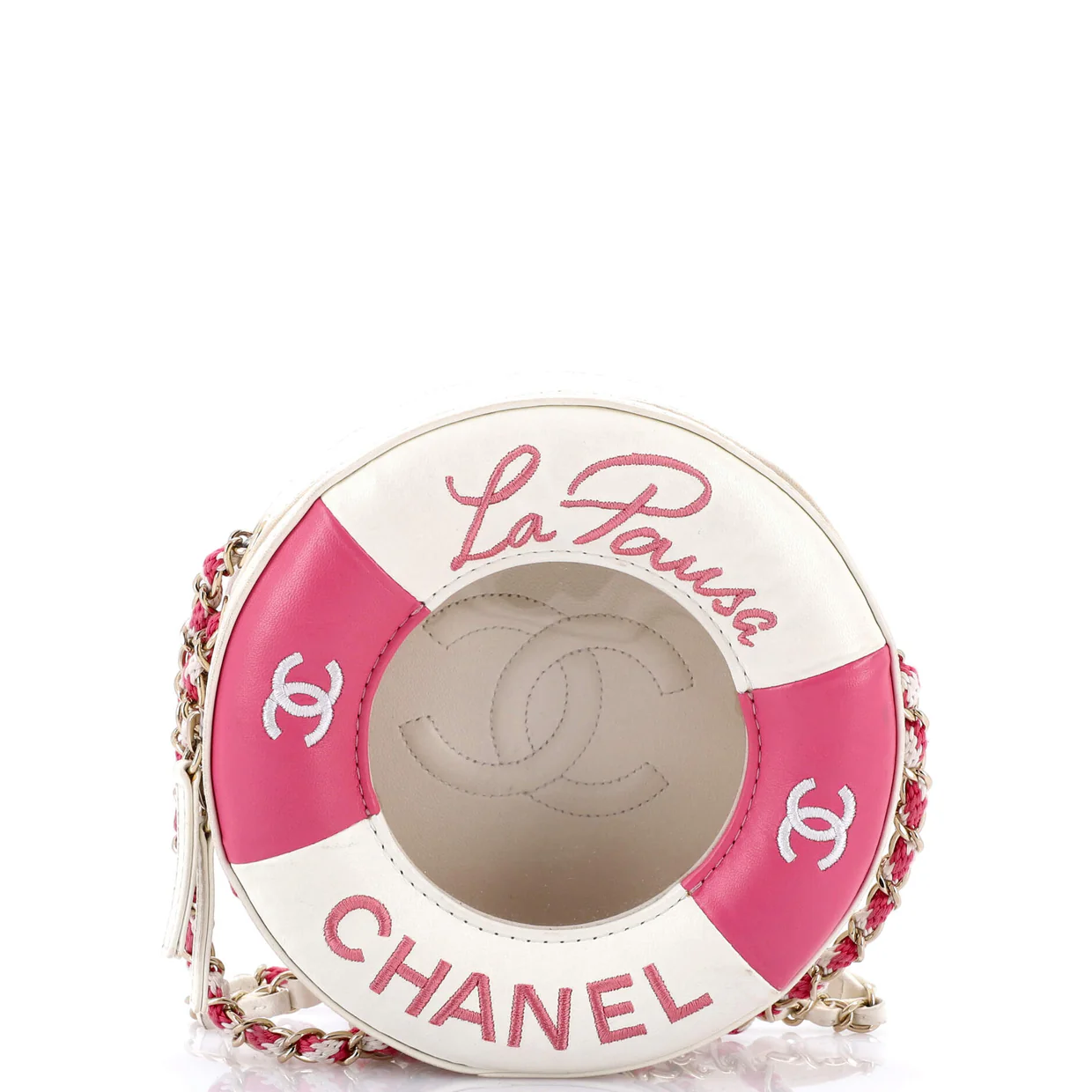 Lifesaver Round Crossbody Bag Lambskin Small - Deep Luxury