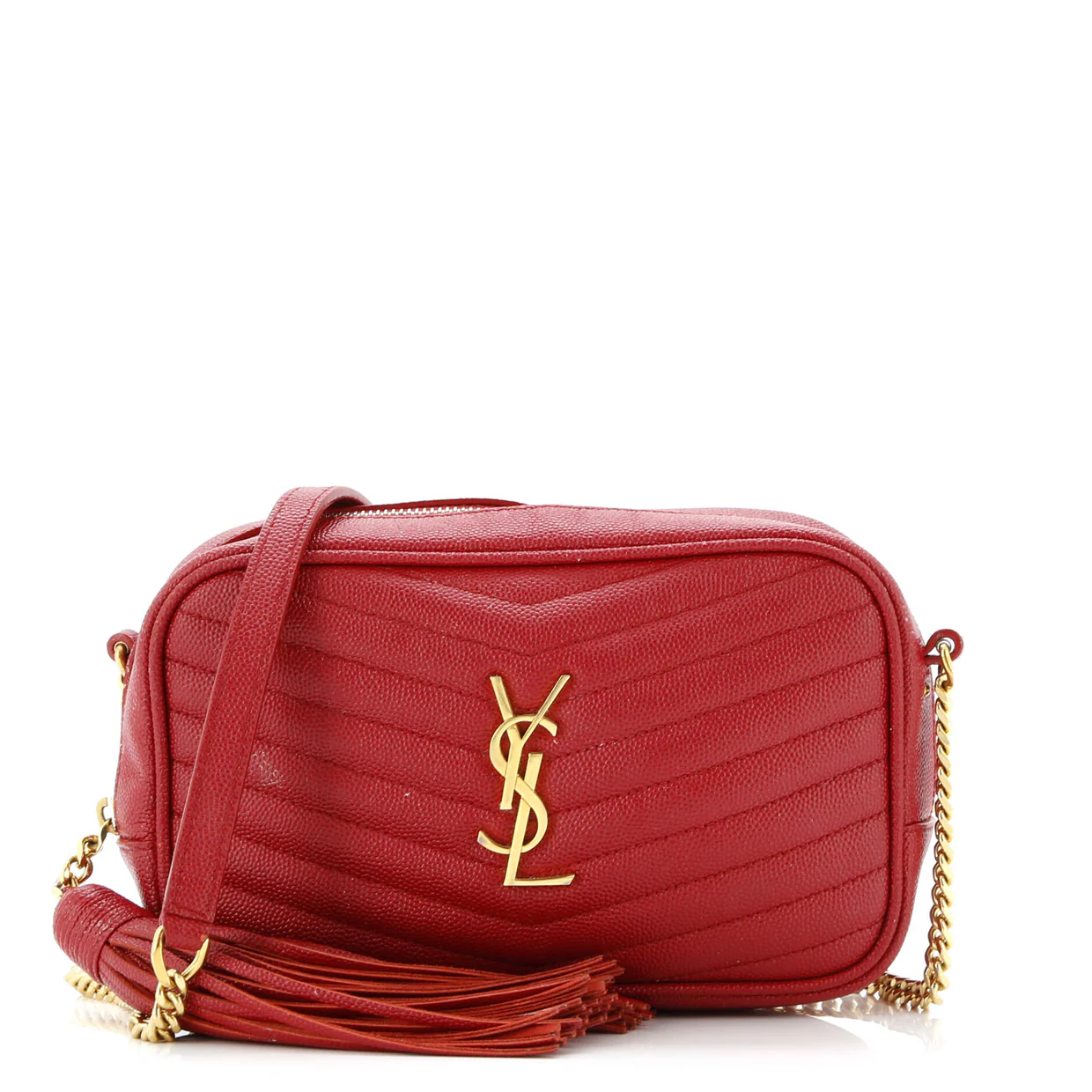 Lou Camera Bag Matelasse Chevron Leather Mini - Deep Luxury