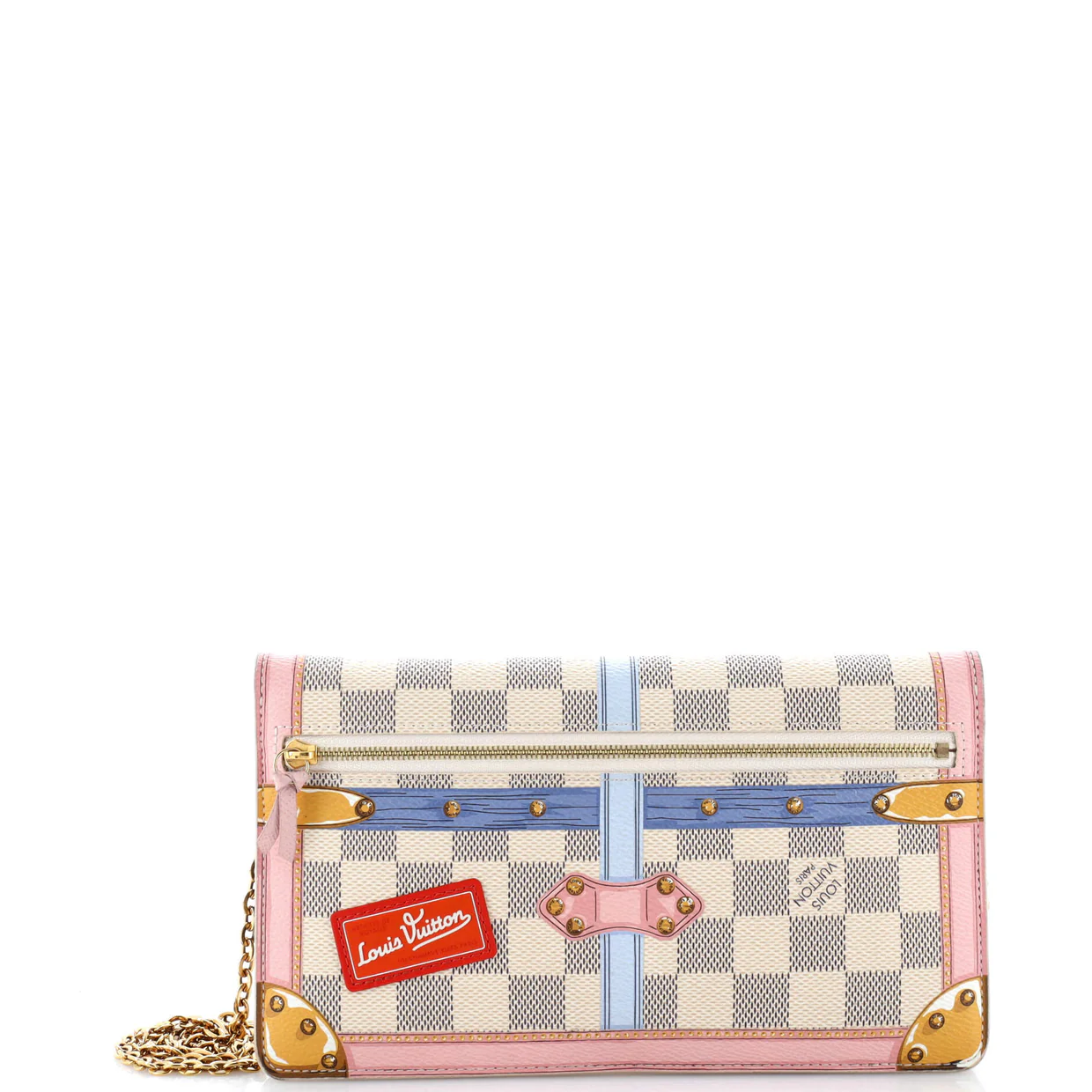 Weekend Pochette Limited Edition Damier Summer Trunks - Deep Luxury
